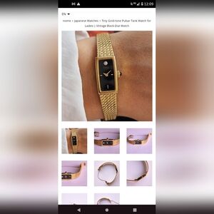 Vintage pulsar women's watch